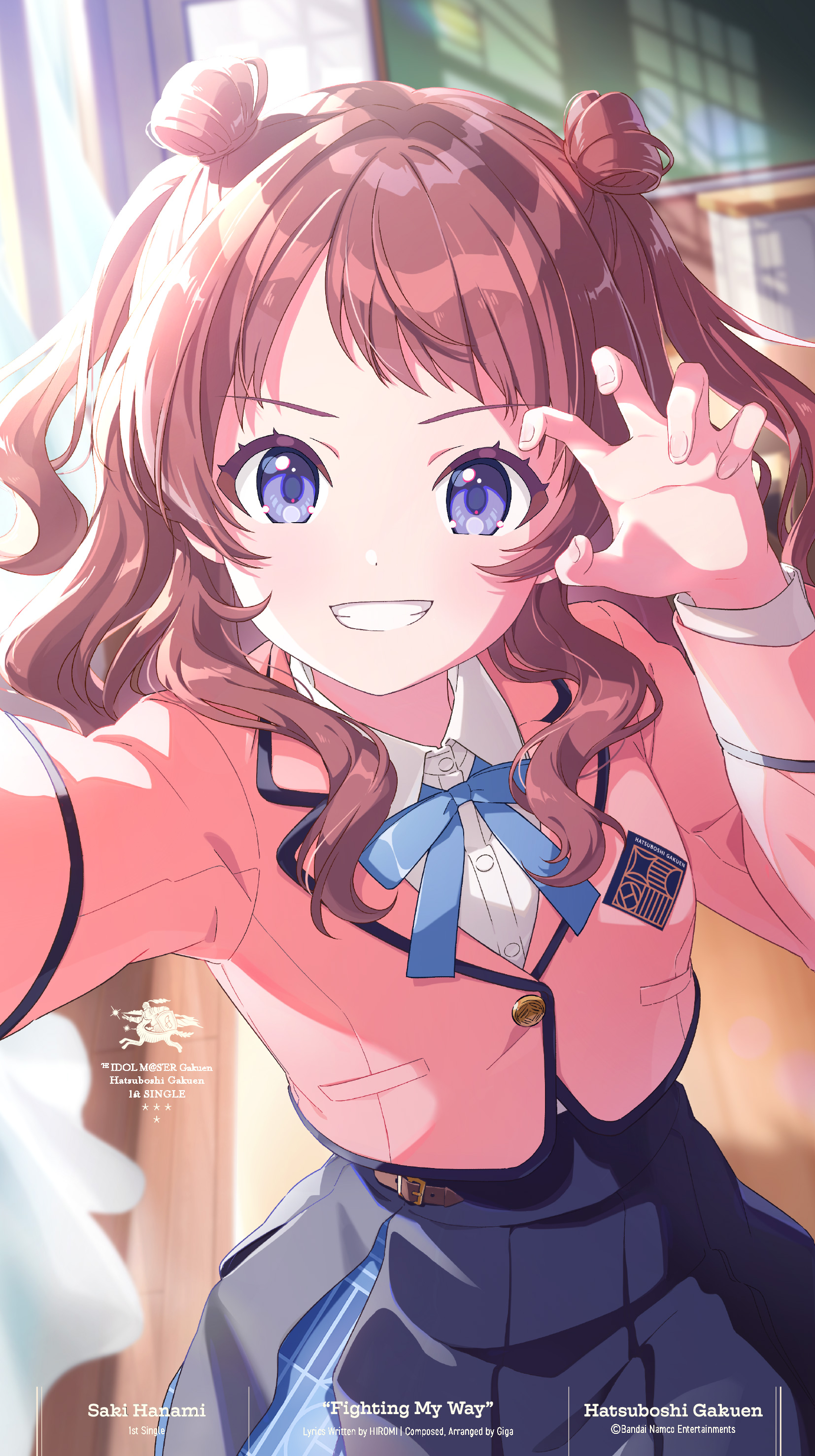 Gakuen Idolm ster The Idolm ster Hanami Saki Disc Cover Seifuku Selfie 
